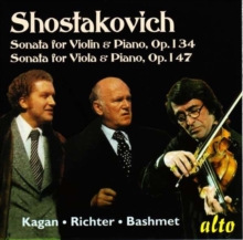 Sonata For Violin & Piano, Op.134 / Sonata For Viola & Piano, Op.147