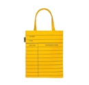 Image for Library Card Yellow Tote-1063