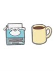 Image for Typewriter &amp; Coffee Pins1010E