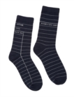 Image for Library Card Navy Socks102502Sm