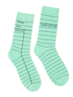 Image for Library Card Mint Green Socks103002Sm