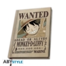Image for One Piece - A5 Notebook Wanted Luffy
