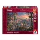 Image for Disney - Lady and the Tramp by Thomas Kinkade 1000 Piece Schmidt Puzzle