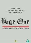 Image for Page One - Inside the New York Times
