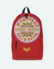 Image for Beatles Lonley Hearts Red Classic Rucksack