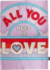 Image for Tea Towel Recycled Cotton - The Beatles (All You Need Is)