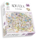 Image for Map of Norfolk Jigsaw 1000 Piece Puzzle