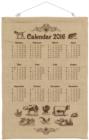 Image for ANIMALS WALL HANGING A3 2016 CALENDAR