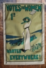 Image for VOTES FOR WOMEN WANTED TEA TOWEL