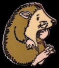 Image for Hedgehog Character Pin Badge