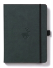 Image for Dingbats A4+ Wildlife Green Deer Notebook - Lined
