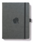 Image for Dingbats A4+ Wildlife Grey Elephant Notebook - Lined