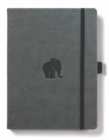 Image for Dingbats A4+ Wildlife Grey Elephant Notebook - Dotted