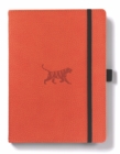 Image for Dingbats A5+ Wildlife Orange Tiger Notebook - Dotted