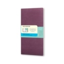 Image for Moleskine Chapters Journal Plum Purple Slim Pocket Dotted