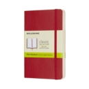 Image for Moleskine Scarlet Red Pocket Plain Notebook Soft