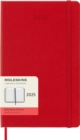 Image for Moleskine 2025 12-Month Daily Large Hardcover Notebook: Scarlet Red