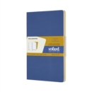 Image for Moleskine Volant Journals Large Plain Forget.Blue Amber.Yellow