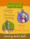 Image for Charlie and chocolate factory  : James and the giant peach : AND &quot;James and the Giant Peach&quot;