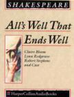 Image for All&#39;s Well That Ends Well : Performed by Claire Bloom, Robert Stephens &amp; Cast : Performed by Claire Bloom, Robert Stephens &amp; Cas