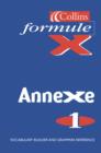 Image for Formule X : Annexe Level 1 : Pocket Vocabulary Book