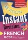 Image for INSTANT REVISION GCSE FRENCH