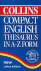 Image for Collins compact English thesaurus in A-Z form