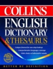 Image for Collins Dictionary and Thesaurus