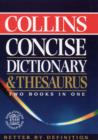 Image for Collins concise dictionary &amp; thesaurus