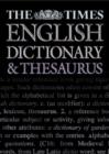 Image for The Times English Dictionary and Thesaurus