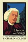Image for Johnson on Savage  : an account of the life of Mr. Richard Savage, son of the Earl Rivers