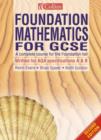 Image for Foundation mathematics for GCSE  : a complete course for the foundation tier