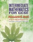Image for Intermediate mathematics for GCSE  : homework book