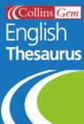 Image for English thesaurus