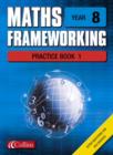 Image for Maths frameworking: Year 8 practice book 1