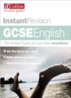 Image for INSTANT REVISION GCSE ENGLISH