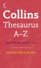 Image for Collins essential English thesaurus  : plus word power supplement