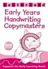 Image for Early Years Handwriting : Copymasters