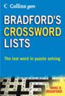 Image for Bradford&#39;s Crossword Lists