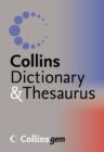 Image for Dictionary and Thesaurus