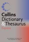 Image for Collins dictionary &amp; thesaurus express