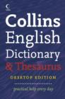 Image for Collins Desktop Dictionary and Thesaurus