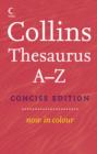 Image for Collins Concise Thesaurus A-Z