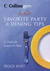 Image for Emily Post&#39;s Favourite Party and Dining Tips