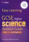 Image for GCSE higher science: Revision guide for OCR gateway B