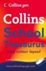 Image for Collins School Thesaurus