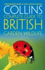 Image for Collins complete guide to British garden wildlife