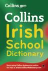 Image for Collins Irish school gem dictionary