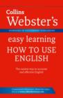 Image for Collins Webster&#39;s easy learning how to use English