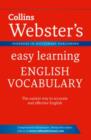 Image for Collins Webster&#39;s easy learning English vocabulary